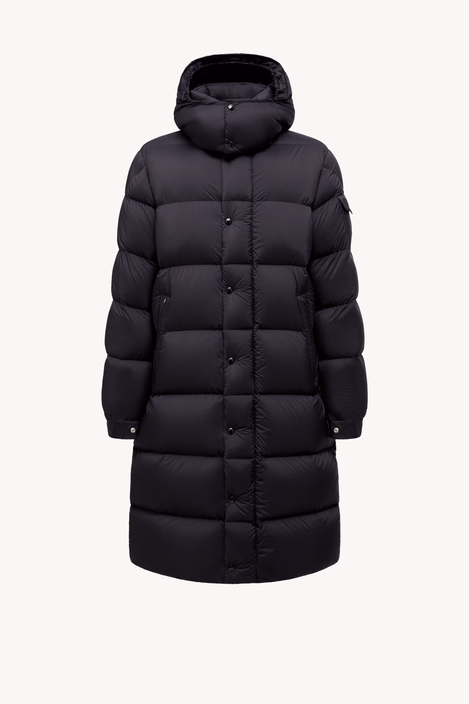 Hanoverian Hooded Long Down Jacket Men Black Moncler 2